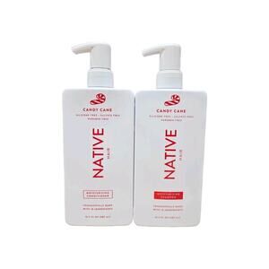 NEW! Native Candy Cane Shampoo and Conditioner Set 16.5 oz Christmas Holiday